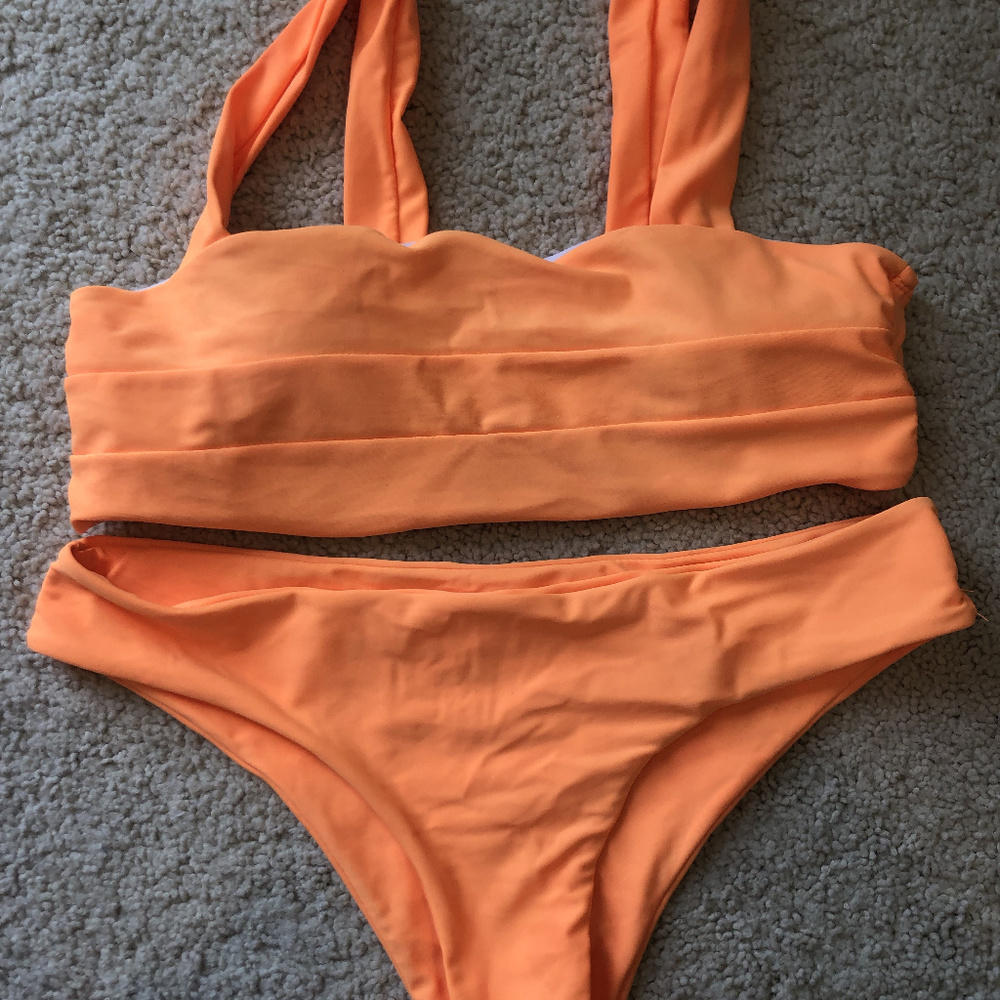 Orange bikini